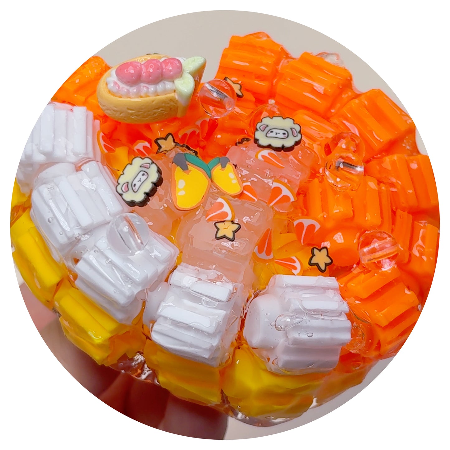 Crunchy Mango Pomelo Sago Slime