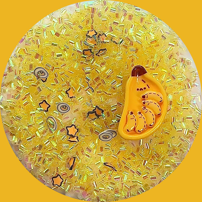 Crunchy Banana Brulee Slime