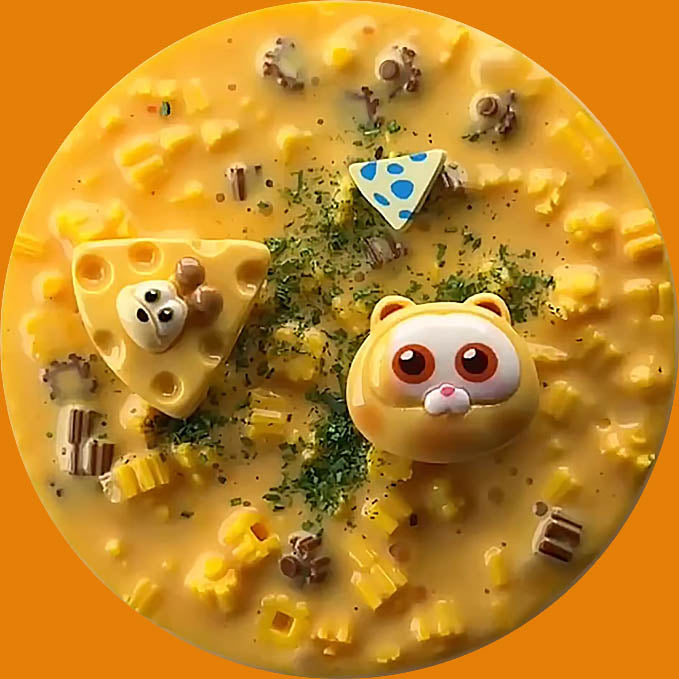 Crunchy Dip Cheese Salad Slime (Mild)