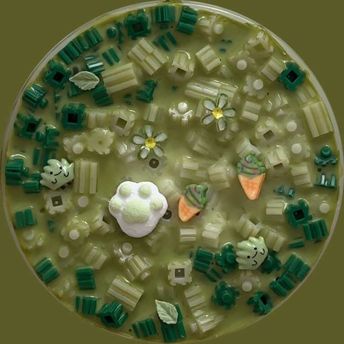 Crunchy Matcha Crunky Slime