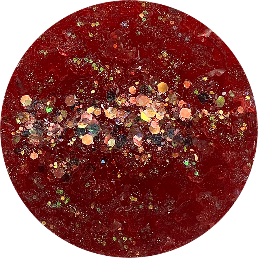 Dotted Ruby Heart Slime