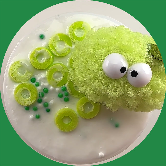 Fluffy Grape Cream Slime (No Charm)