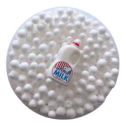 Fluffy Milk Foam Slime