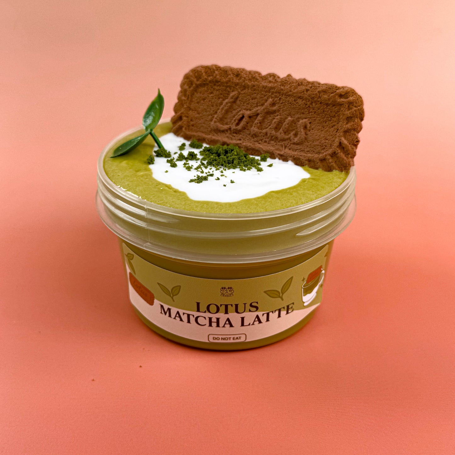 Lotus Matcha Latte Slime