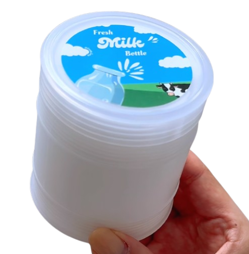 Melting Milk Bottle Slime