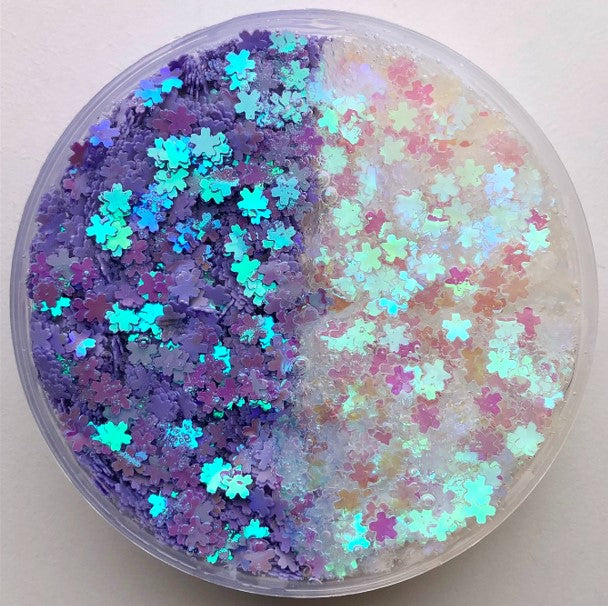 White & Purple Cherry Blossom Slime