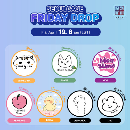 Handmade Korean Slime Shop - Friday Drop