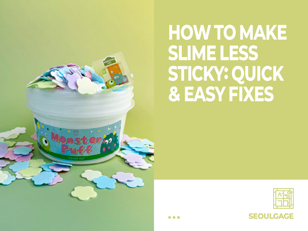 How To Make Slime Less Sticky
