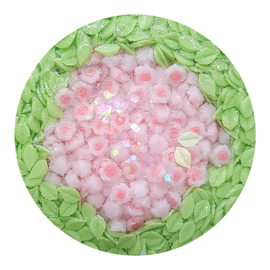 Pink Matcha Bouquet Slime