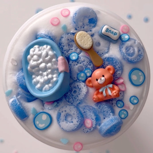 Happy Bubble Bath Slime