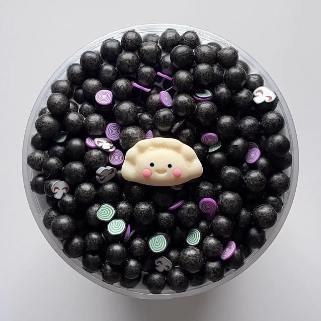 Black Bean Dumpling Slime (no block beads)