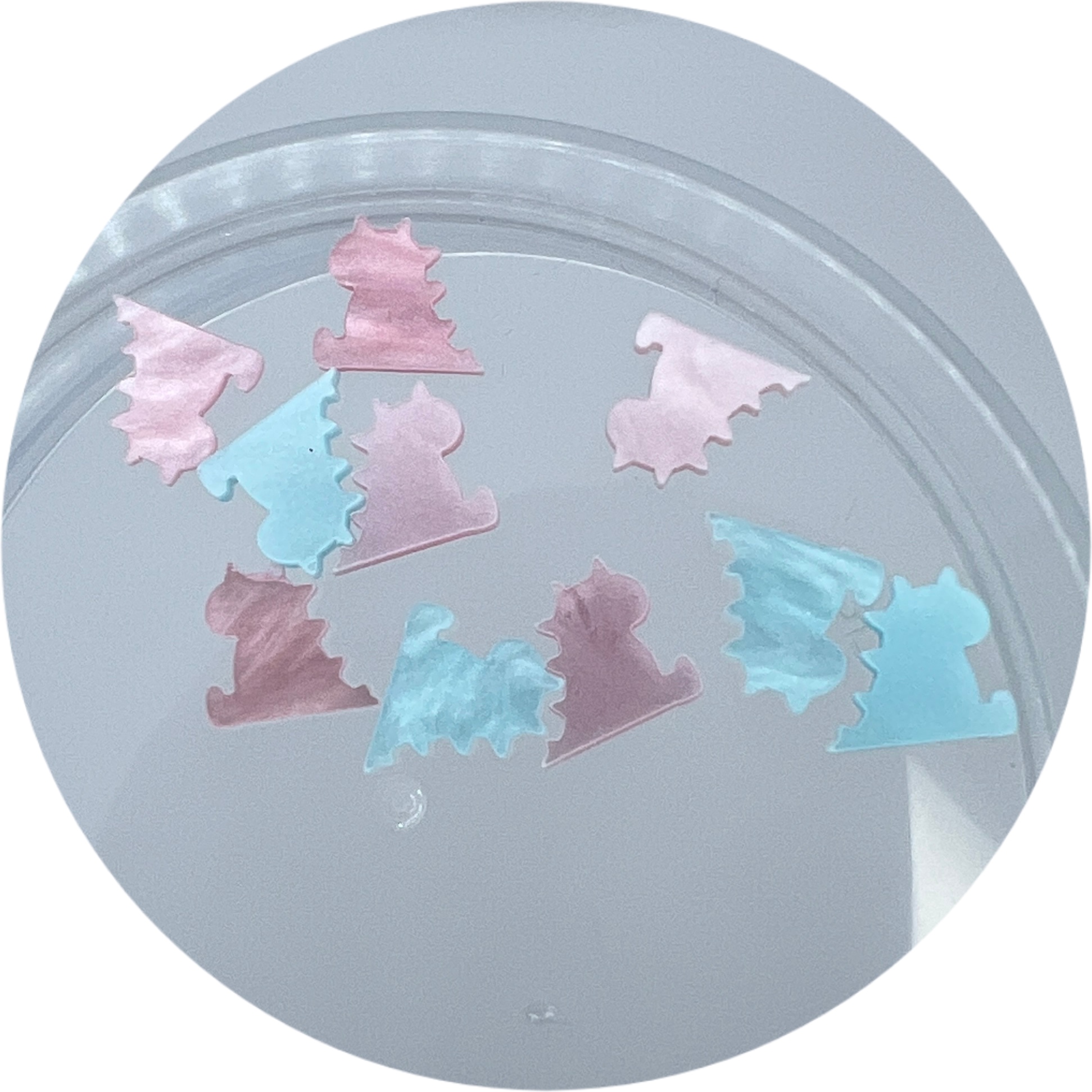 Flat Dino Park Slime (Cotton Candy)