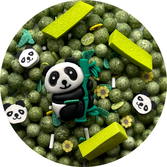 Olive Panda Slime