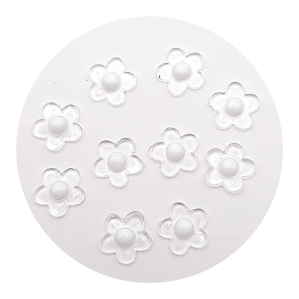 Crunchy Clear Flower Slime