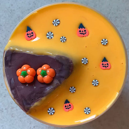 Pumpkin Chocolate Mousse Cream Slime