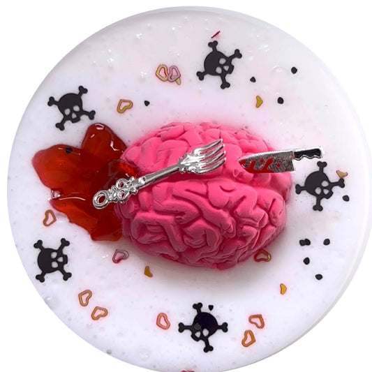 Brain on Dinner Plate Slime