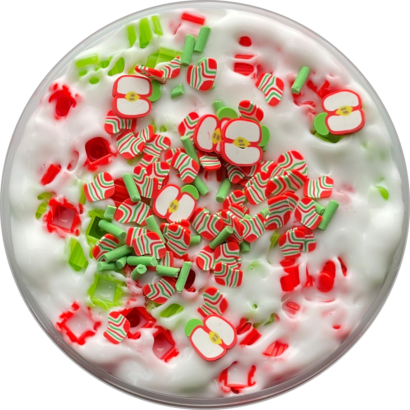 Apple Candy Cane Slime