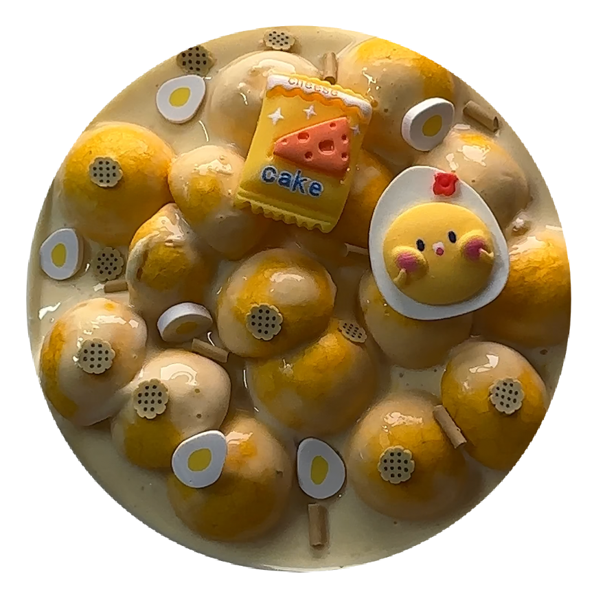 Custard Baby Snack Slime