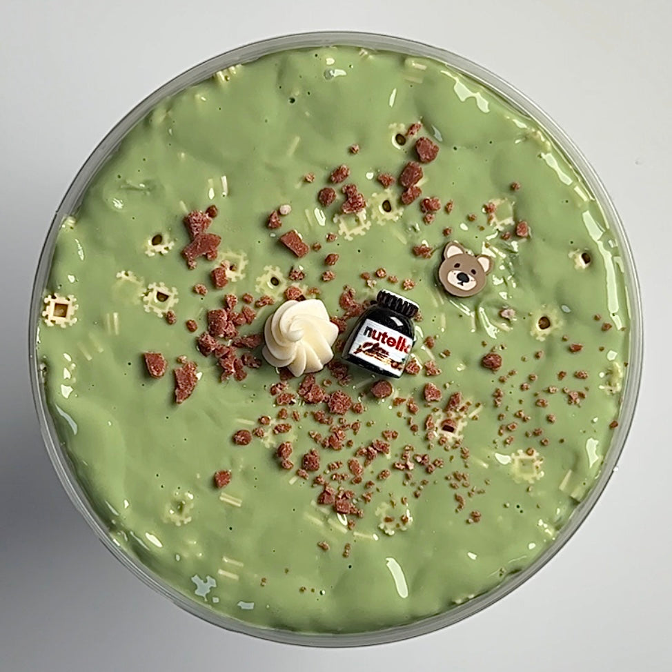 Crushing Matcha KitKat Slime