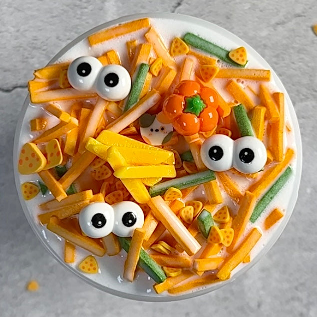 Pumpkin Cheese Fries Slime