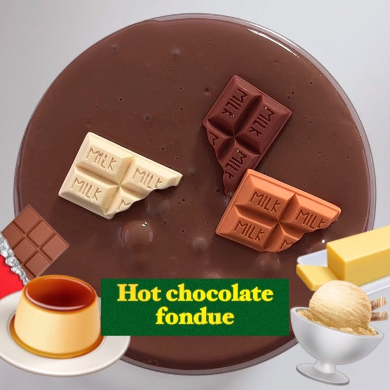 Hot Chocolate Fondue Slime