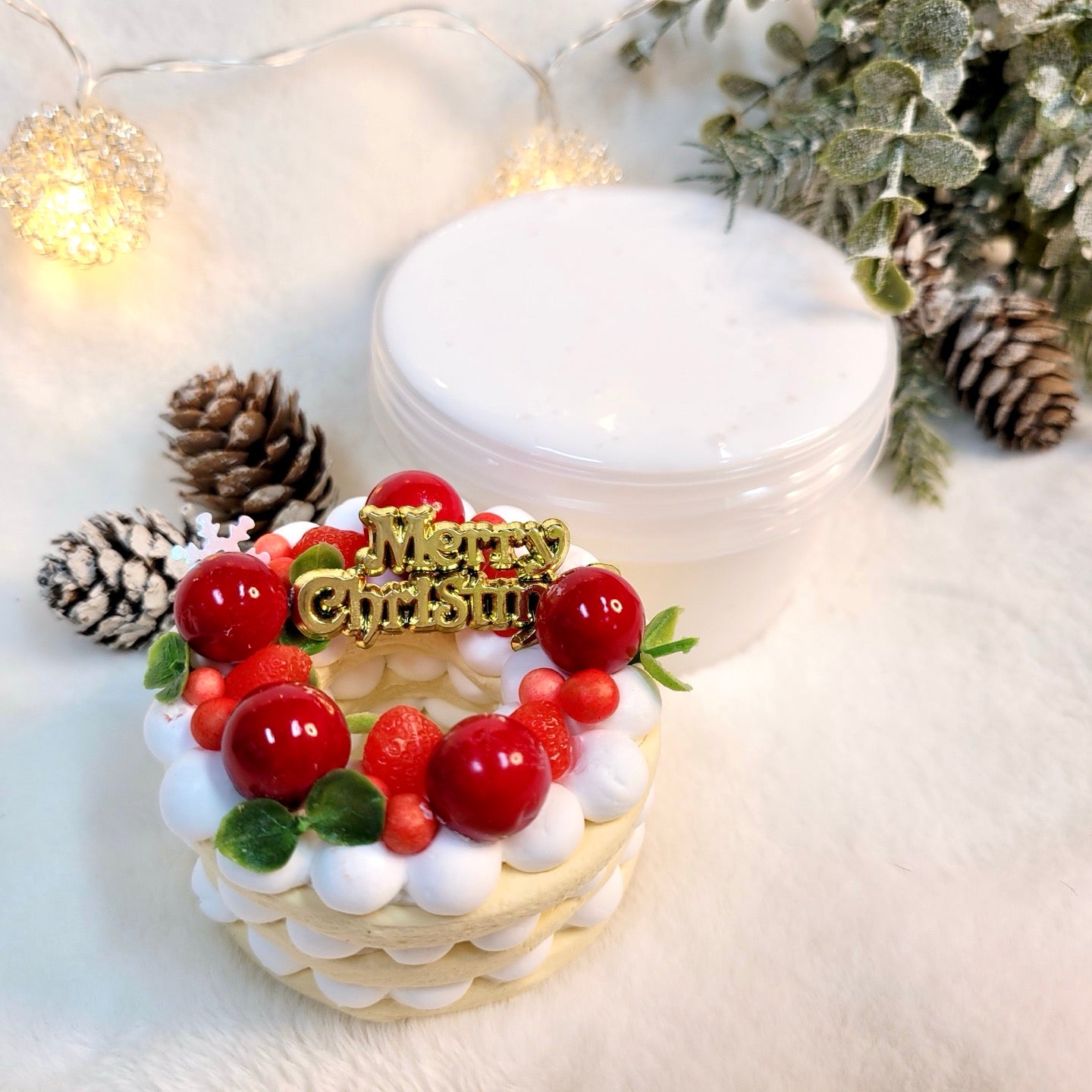 Berry Bubble Cake Slime