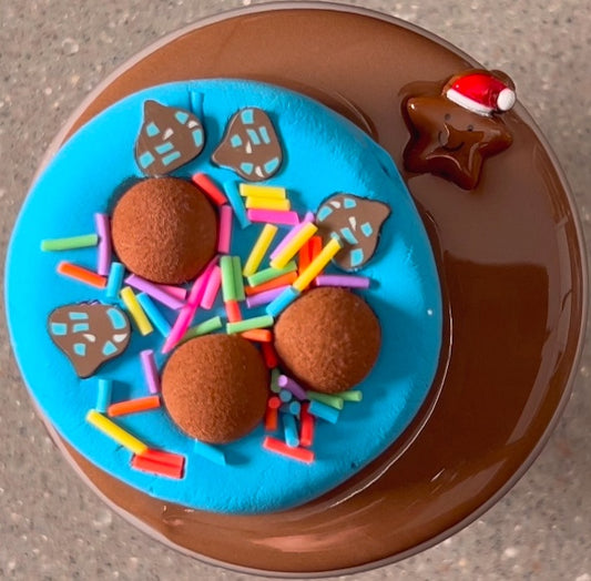 Blue Cookie Ornament Slime