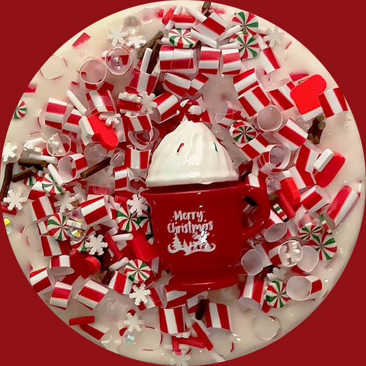 Candy Cane Frappe Slime