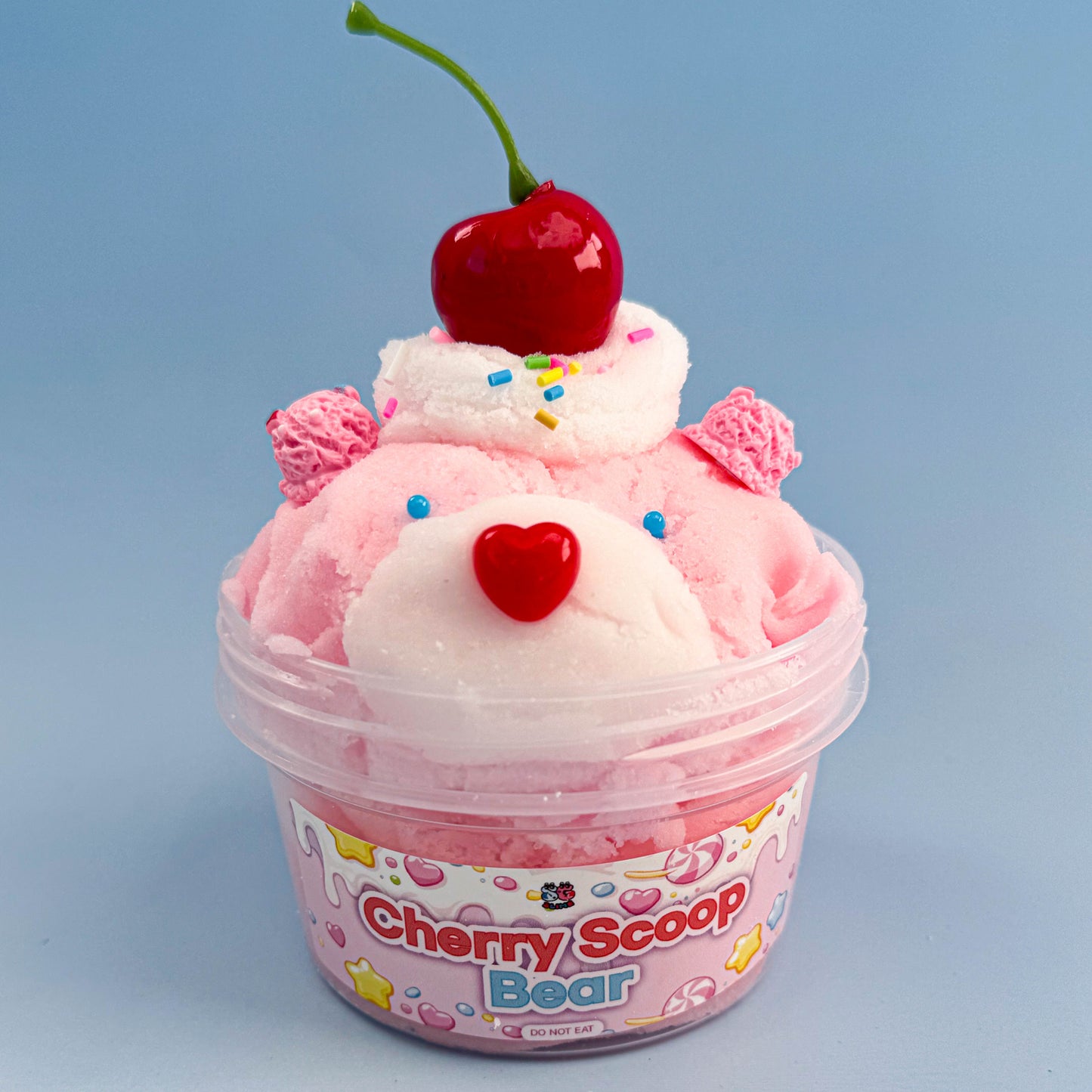 Cherry Scoop Bear Slime