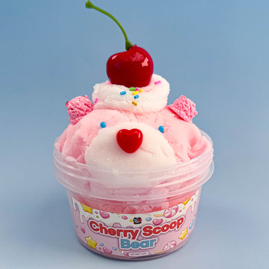 Cherry Scoop Bear Slime