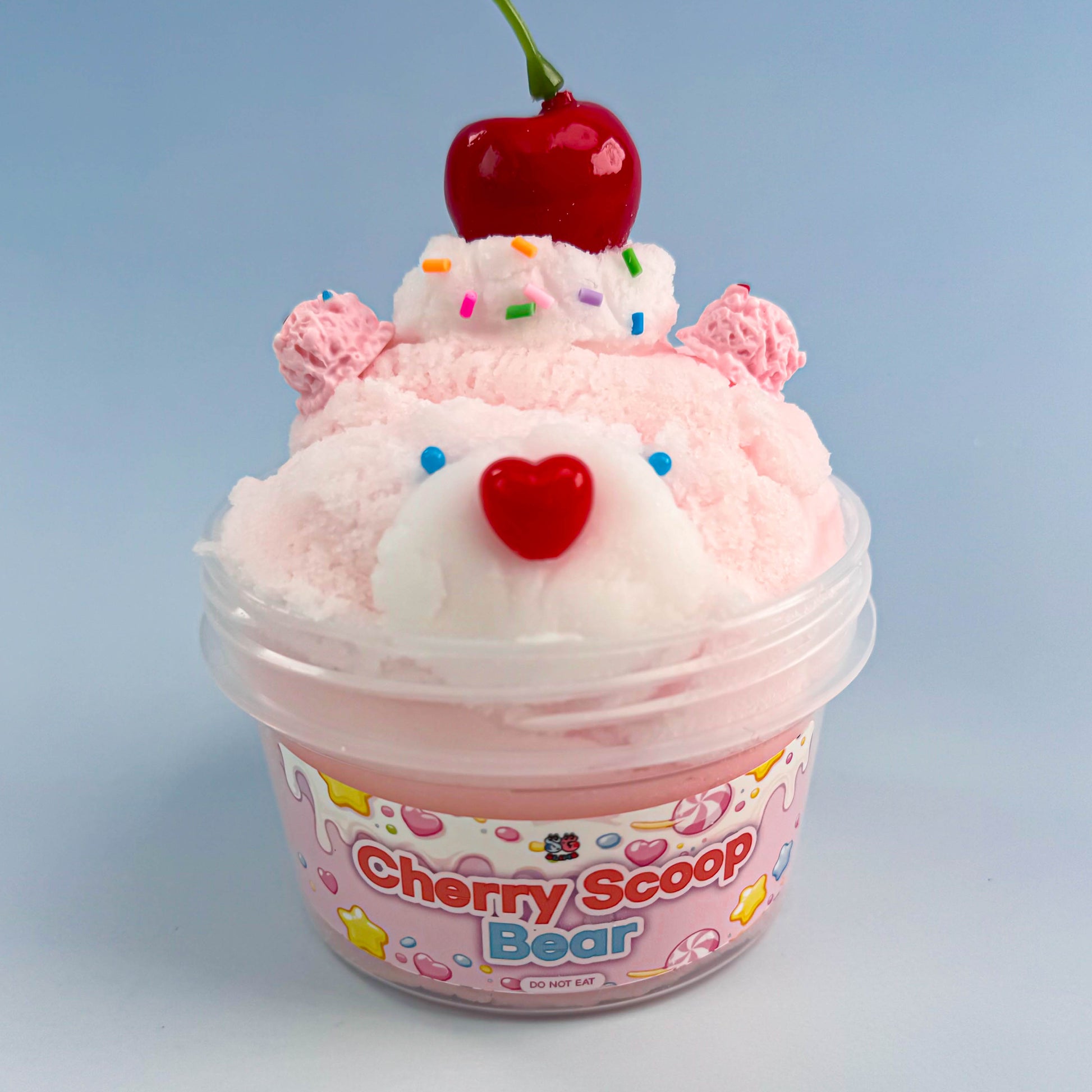 Cherry Scoop Bear Slime