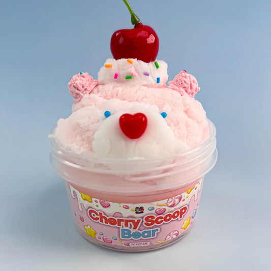 Cherry Scoop Bear Slime