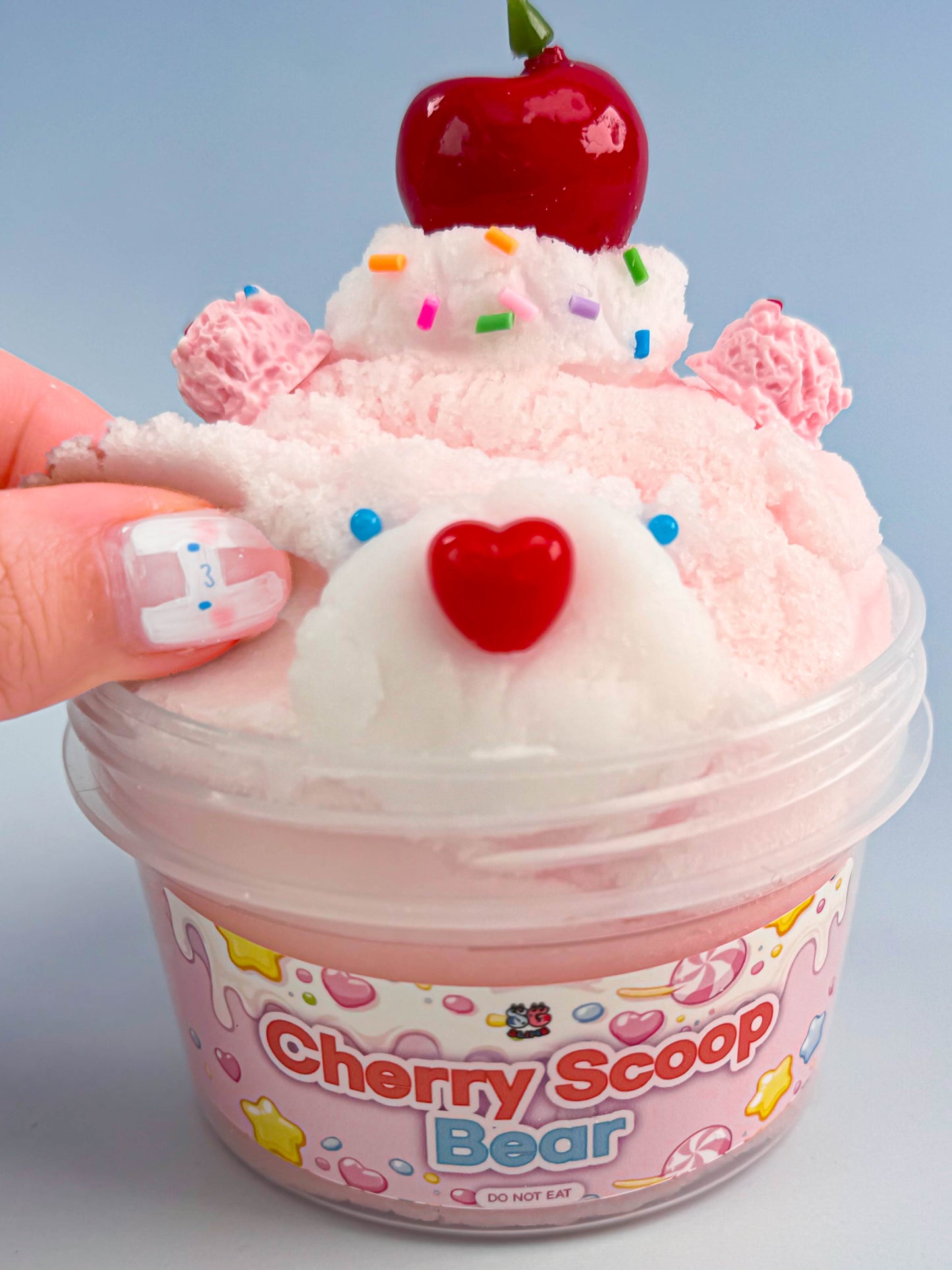 Cherry Scoop Bear Slime_2