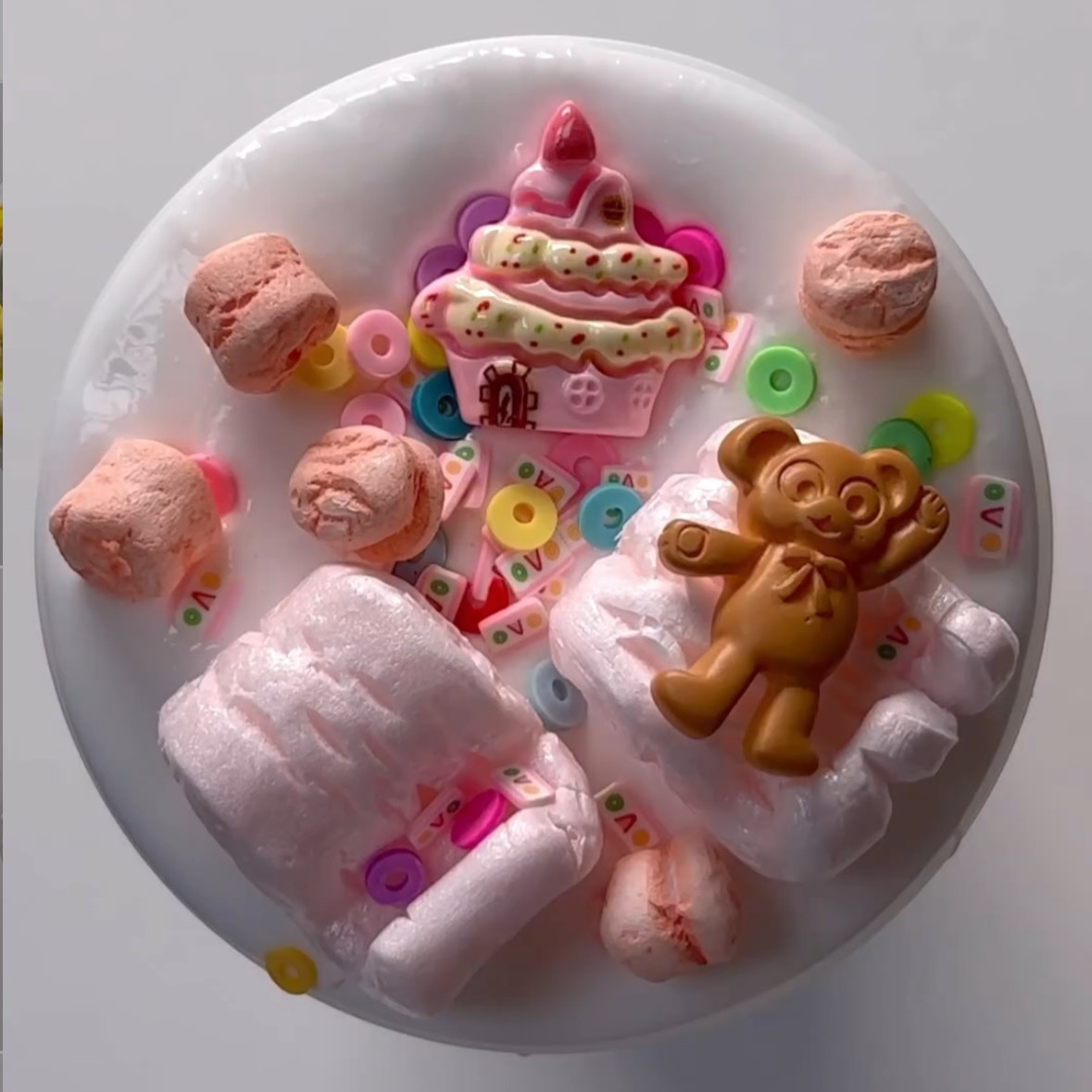 Cherry Teddy Cookie Slime
