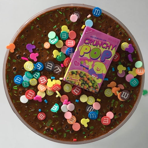 Chocolate Cereal Party Slime