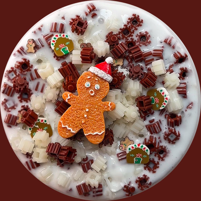 Chocolate Gingerbread Man Slime