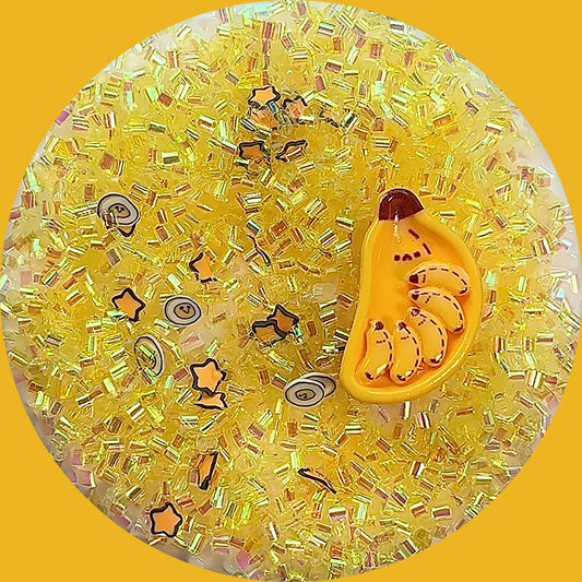 Crunchy Banana Brulee Slime