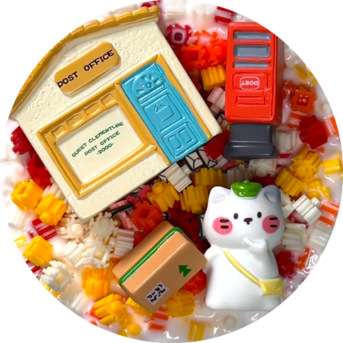 Delivery Cat in Spring Slime