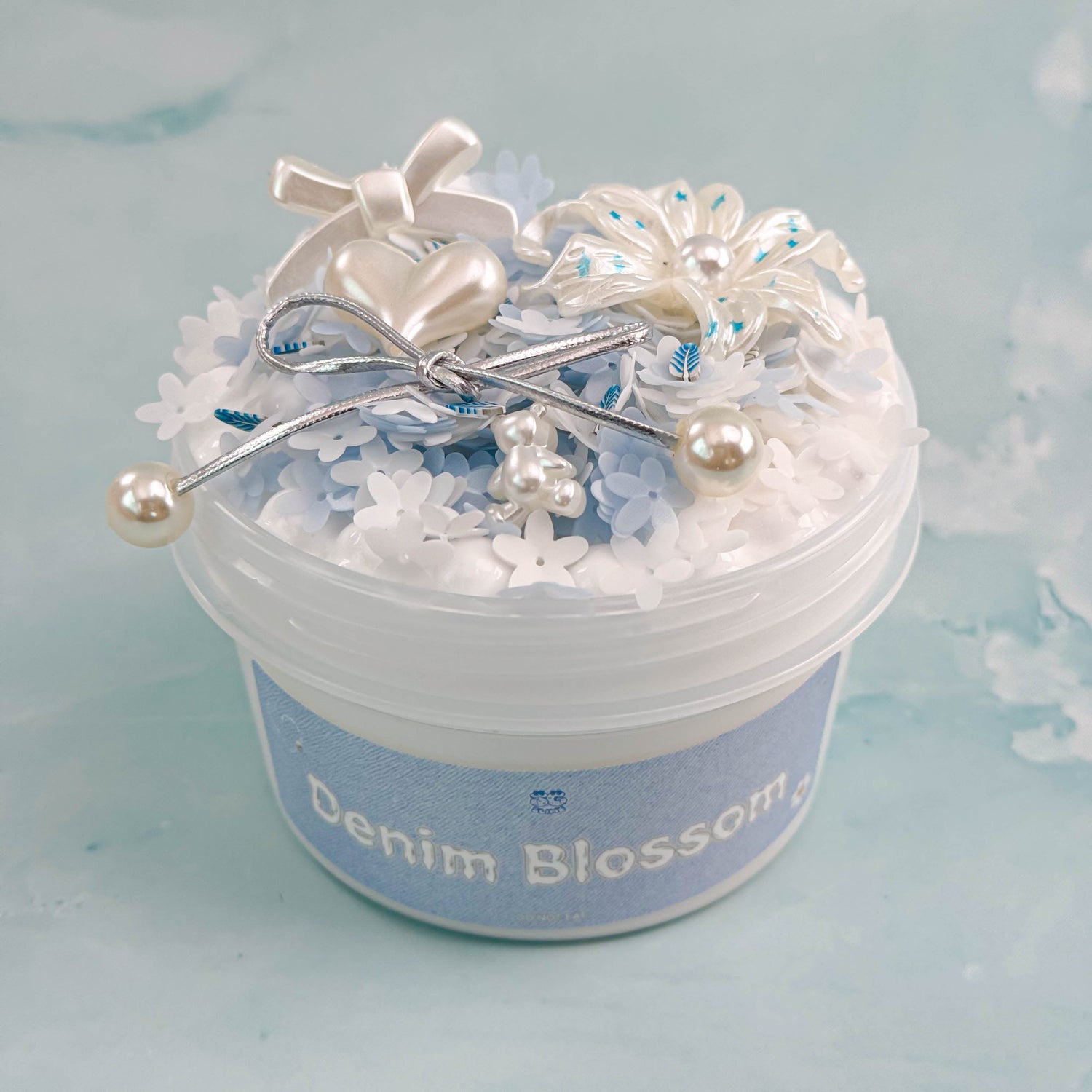 Denim Blossom Slime
