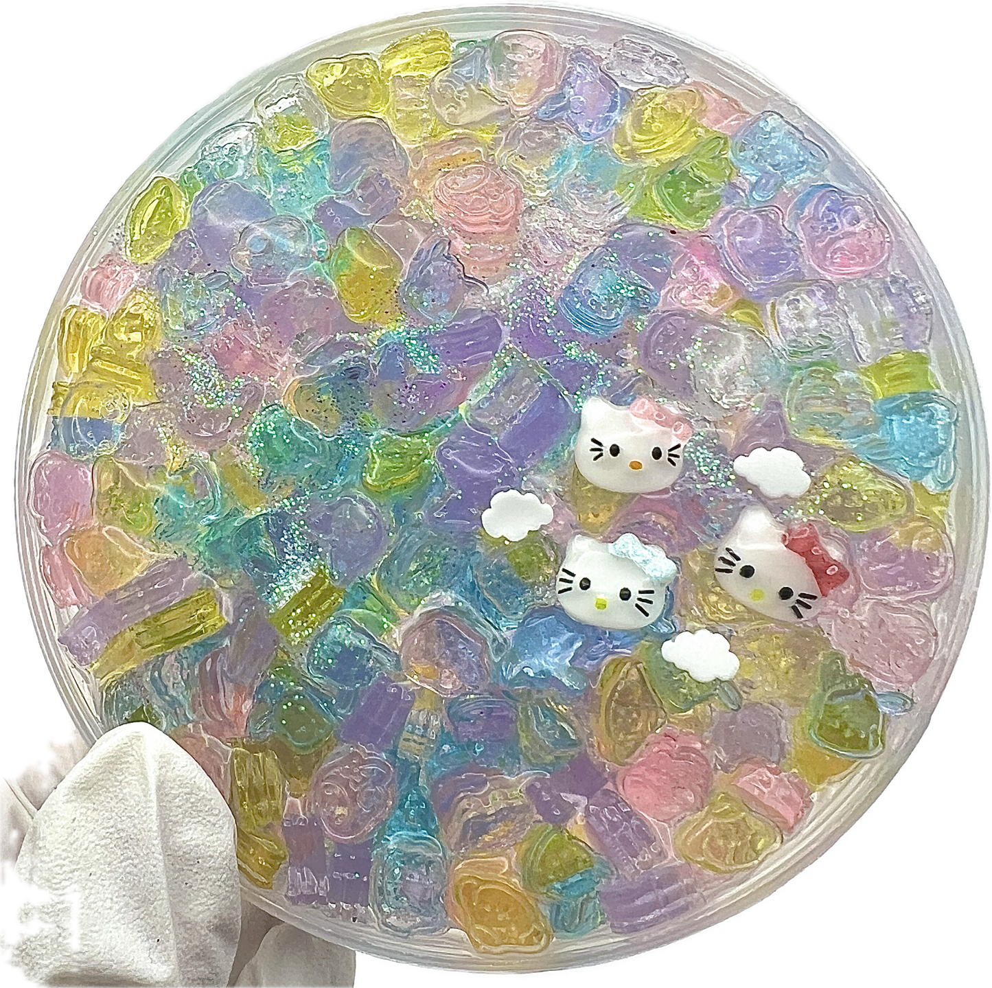 Glass Gummy Chip Slime