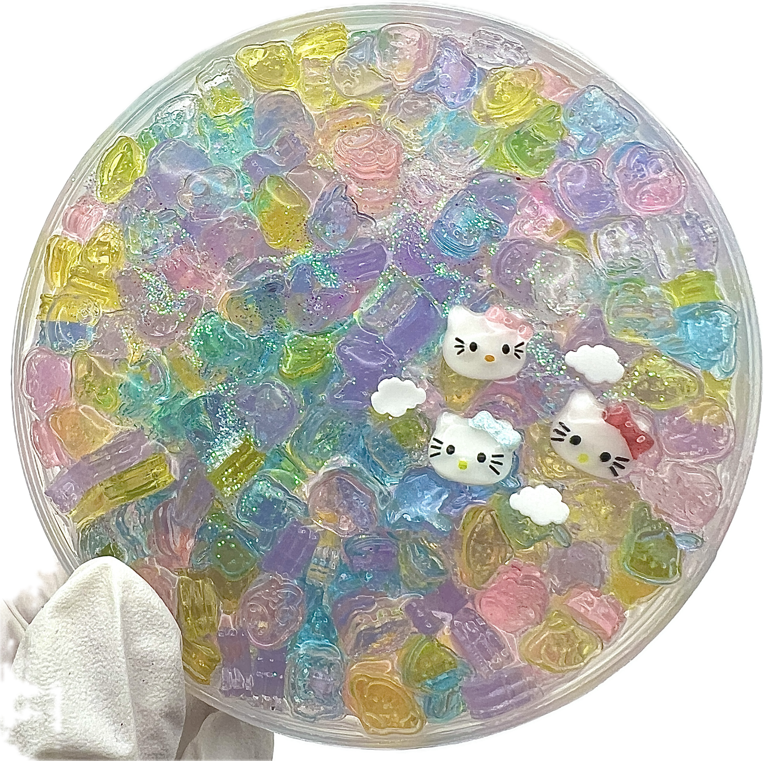 Glass Gummy Chip Slime