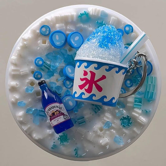 Ice Sparkling Crush Slime
