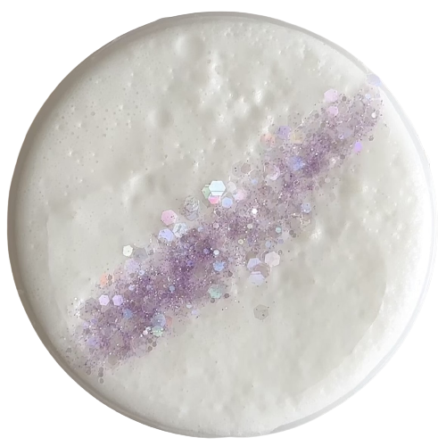 Lilac Cream Latte Slime