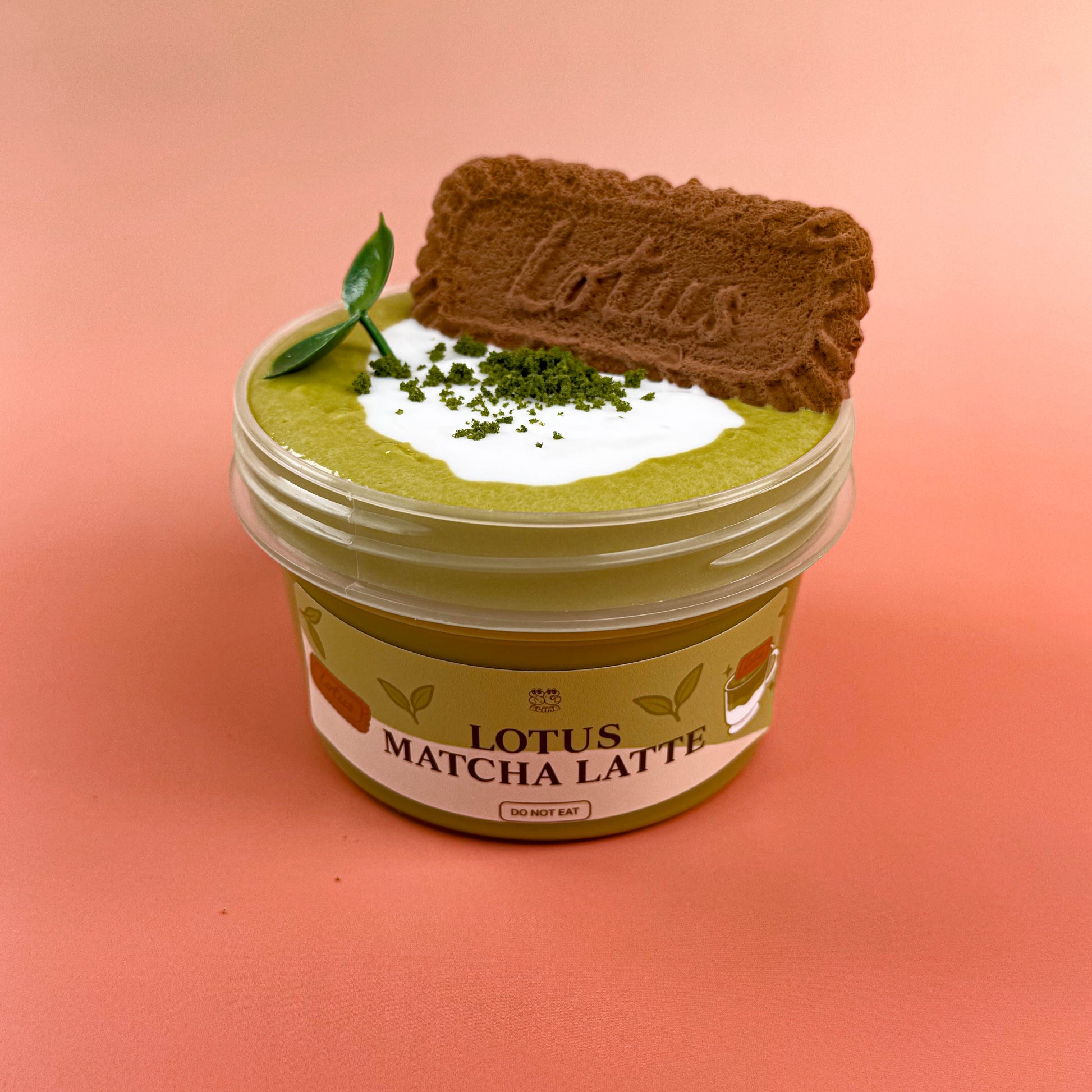 Lotus Matcha Latte Slime