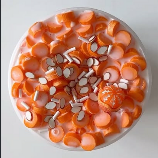 Mandarin Orange Crepe Slime