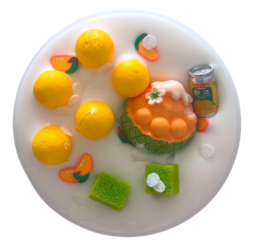 Mango Milk Melon Bingsu Slime