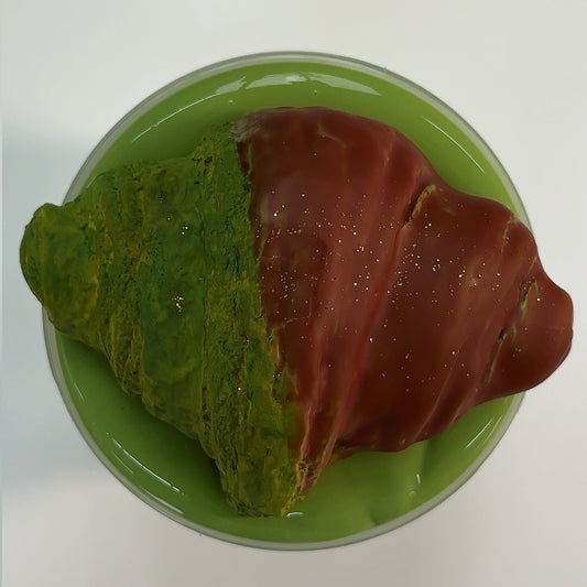 Matcha Chocolate Croissant Slime