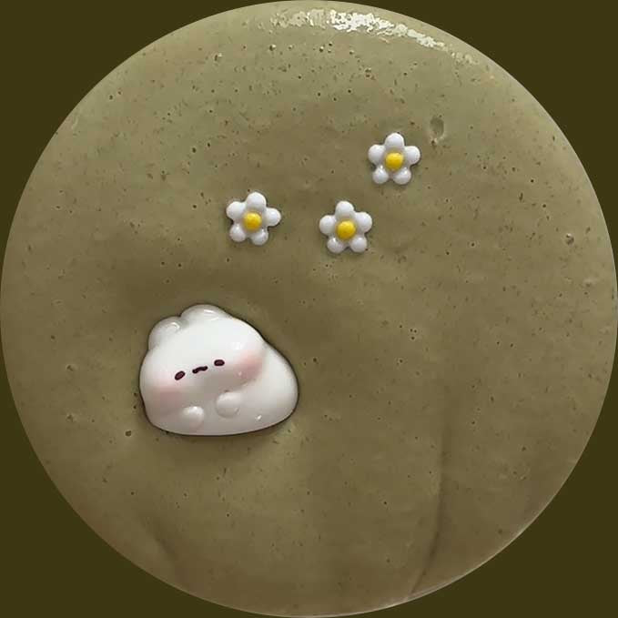 Matcha Cream Weasel Slime