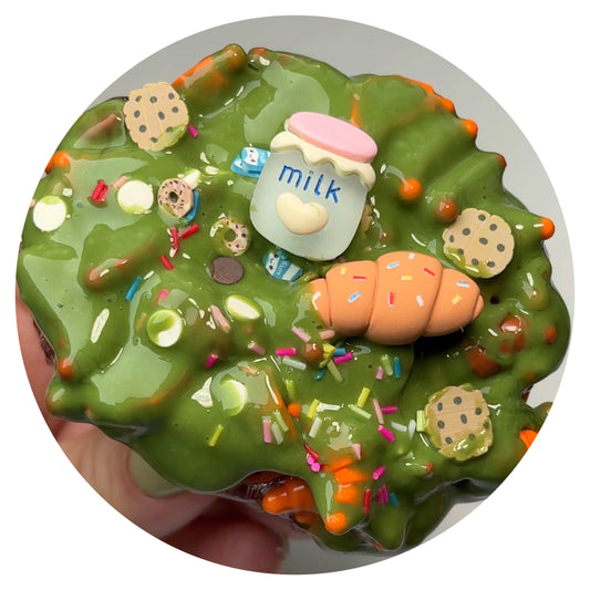 Matcha Salt Bread Slime