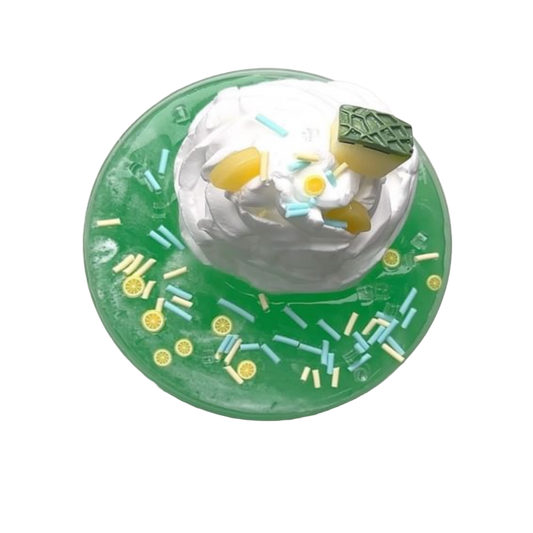 Midori Lemon Cream Slushy Slime